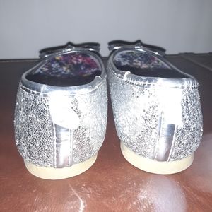 Siver Sparkling Ballerina Flat